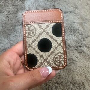 Tory Burch T-Monogram Phone Card Holder